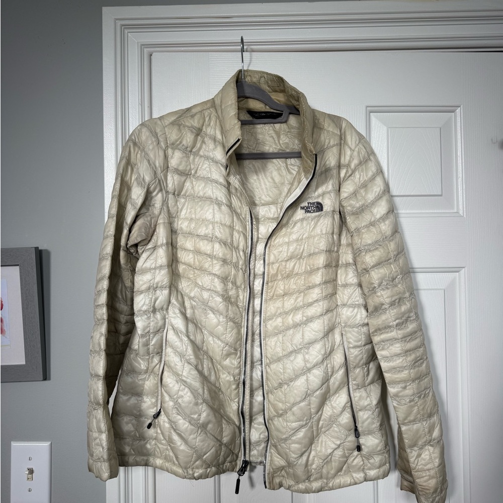 The North Face Shimmery Cream Lightweight Jacket